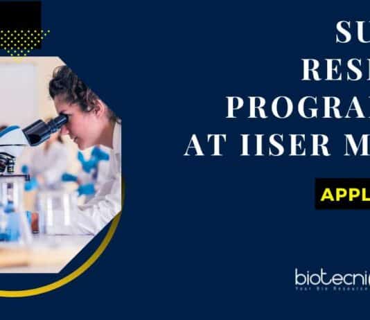 Summer Research Program 2023