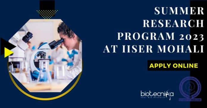 Summer Research Program 2023