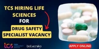 TCS Drug Safety Specialist