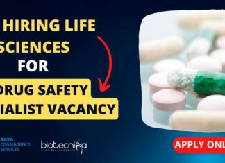 TCS Drug Safety Specialist
