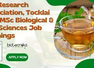 Tea Research Association Jobs