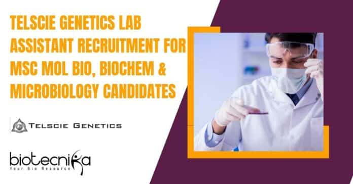 Telscie Genetics Lab Assistant