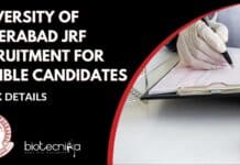 University of Hyderabad JRF Recruitment For Eligible Candidates, Check Details UoH JRF Recruitment