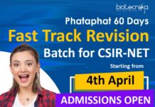 CSIR NET Revision 2023 Batch Biotecnika - Admissions Open!