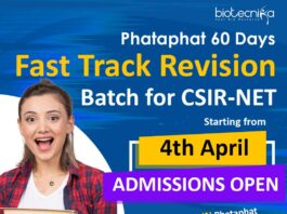 CSIR NET Revision 2023 Batch Biotecnika - Admissions Open!