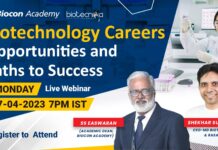 Biocon Academy Webinar On Biotechnology Careers: Opportunities and Paths to Success Hosted By Biotecnika Biocon Academy Webinar 2023 On Biotechnology Careers: Opportunities and Paths to Success Hosted By Biotecnika