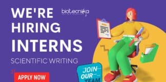 Scientific Writing Intern Biotech