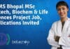 AIIMS Bhopal MSc Biotech, Biochem & Life Sciences Project Job, Applications Invited AIIMS Bhopal MSc Biotech