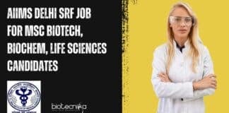 AIIMS Delhi SRF Notification