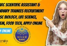 15+ BARC Scientific Assistant & Stipendiary Trainees Recruitment For BSc Biology, Life Science, Biochem, Food Tech, Apply Online BARC Trainee Recruitment 2023