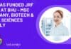CCRAS Funded JRF Job at BHU – MSc Botany, Biotech & Life Sciences Apply BHU JRF Job 2023