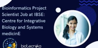 Bioinformatics Project Scientist Job