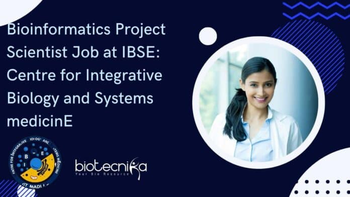 Bioinformatics Project Scientist Job