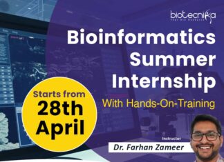 Bioinformatics Summer Internship 2023 New Dates & Timing!
