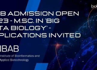 IBAB Big Data Biology MSc Admissions 2023 Open
