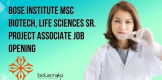 Bose Institute MSc Biotech
