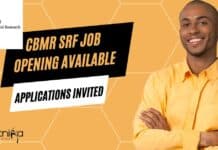 CBMR SRF Job Opening New