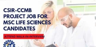 CCMB Life Sciences MSc