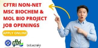 CFTRI NON-NET MSc Biochem
