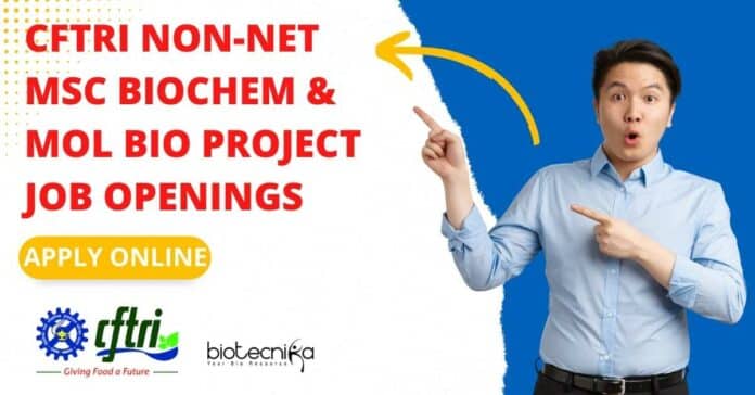 CFTRI NON-NET MSc Biochem