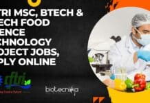 CFTRI MSc, BTech & MTech Food Science Technology Project Jobs, Apply Online CFTRI Project Openings 2023