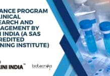 Advance Program in Clinical Research and Management by CLINI INDIA (A SAS Accredited Training Institute) CLINI INDIA Clinical Research