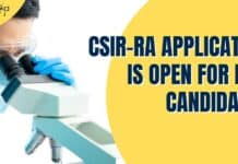 CSIR-RA Application Is Open For PhD Candidates
