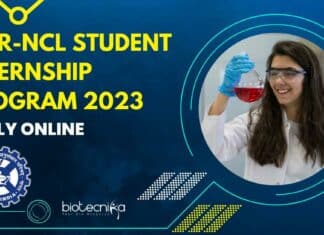 CSIR-NCL Student Internship Program