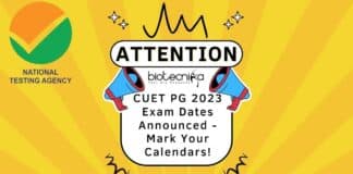 CUET-PG 2023 Exam Dates