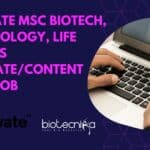 Clarivate MSc Biotech, Microbiology, Life Sciences Associate/Content Editor Job Clarivate MSc Biotech