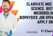 Clarivate MSc Life Science, Biotech, Microbiology & Biophysics Job Opening, Apply Online Clarivate MSc Life Science