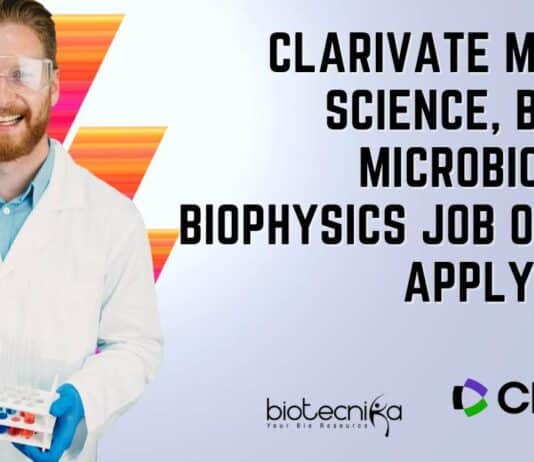 Clarivate MSc Life Science