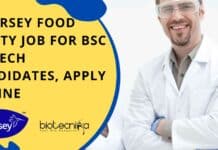 Diversey Food Safety Job For BSc & BTech Candidates, Apply Online Diversey Food Safety Job