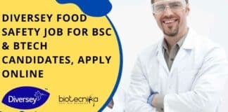 Diversey Food Safety Job