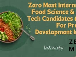 Food Technology Internship