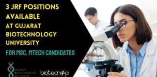 GBU JRF Positions Available
