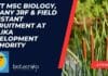 Govt MSc Biology, Botany JRF & Field Assistant Recruitment at Chilika Development Authority Govt MSc Botany Jobs