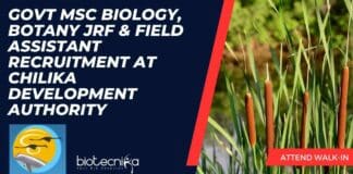 Govt MSc Botany Jobs
