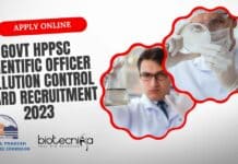 Govt HPPSC Scientific Officer Pollution Control Board Recruitment 2023, Apply Online HPPSC Examination 2023