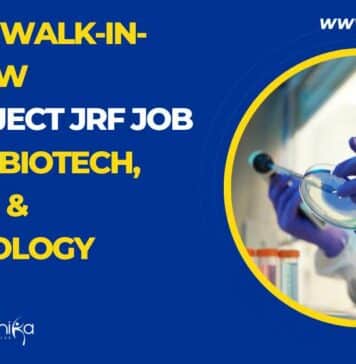 CSIR-IICB Walk-In-Interview For Project JRF Job For MSc Biotech, Biochem & Microbiology IICB Project Opening Available