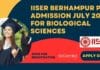 IISER Berhampur 2023 Admissions