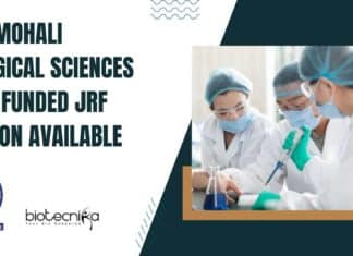 IISER Mohali Biology Jobs