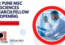 IISER Pune MSc Life Sciences Research Fellow Job Opening, Applications Invited IISER Pune Research Opportunity