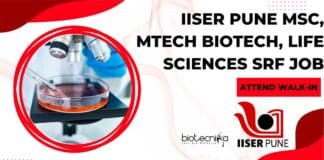 IISER Pune SRF Post