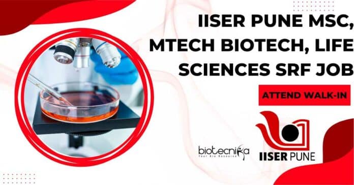 IISER Pune SRF Post