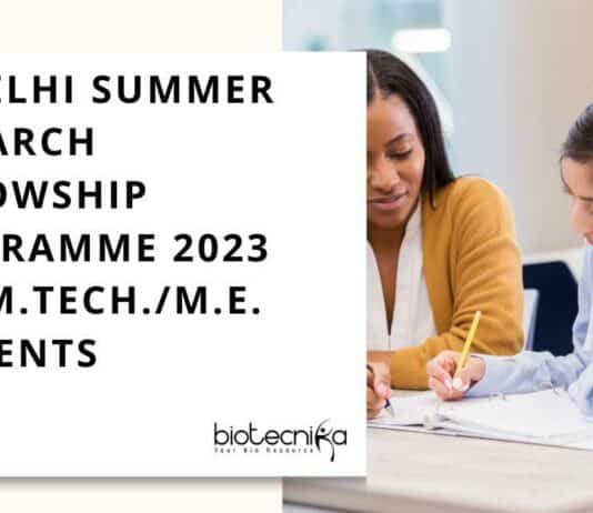 IIT Delhi Summer Research