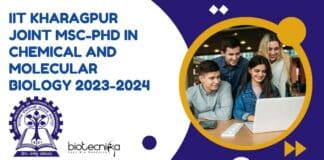 IIT Kharagpur Joint MSc-PhD