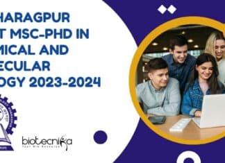 IIT Kharagpur Joint MSc-PhD