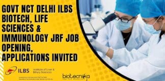 ILBS Immunology JRF Job