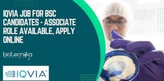 IQVIA Job For BSc